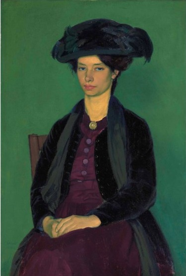 Edie McNeill, 1909, by Henry Lamb (1883-1960)